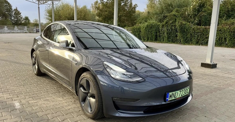 Tesla Model 3 cena 123000 przebieg: 97600, rok produkcji 2020 z Mordy małe 46